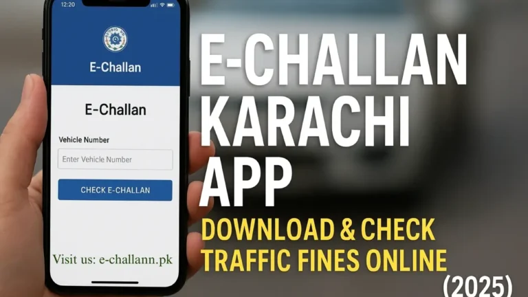 E-Challan Karachi App