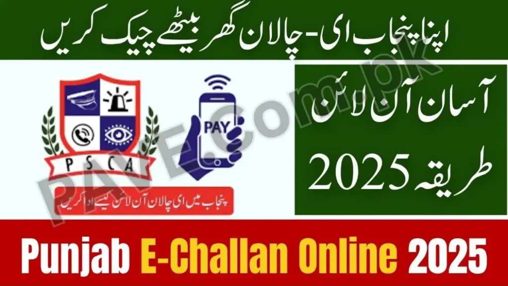 Punjab E-Challan Portal 2025