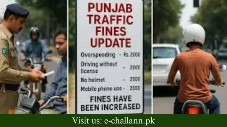 New Punjab Traffic Fines 2025