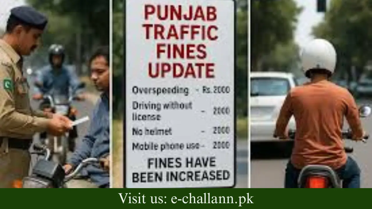 New Punjab Traffic Fines 2025